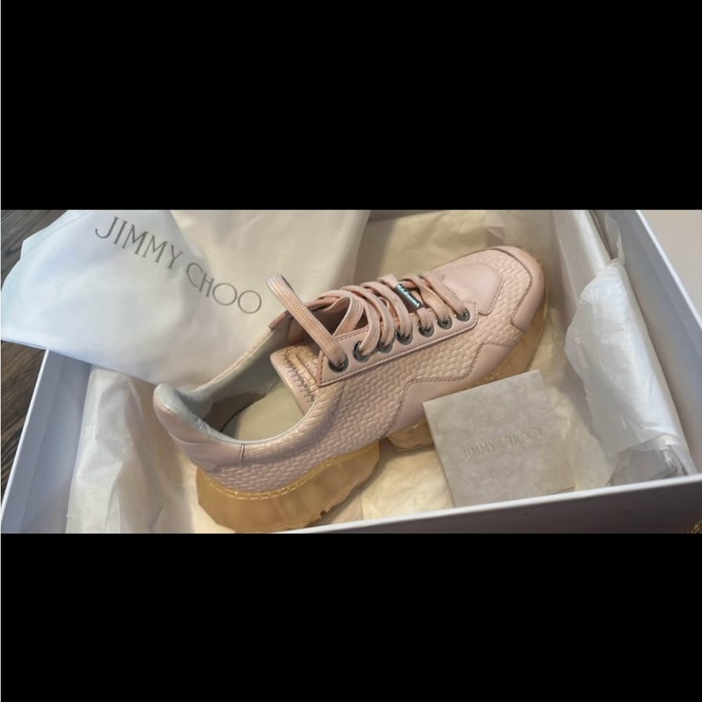 Jimmy Choo Pink Women's Sneakers